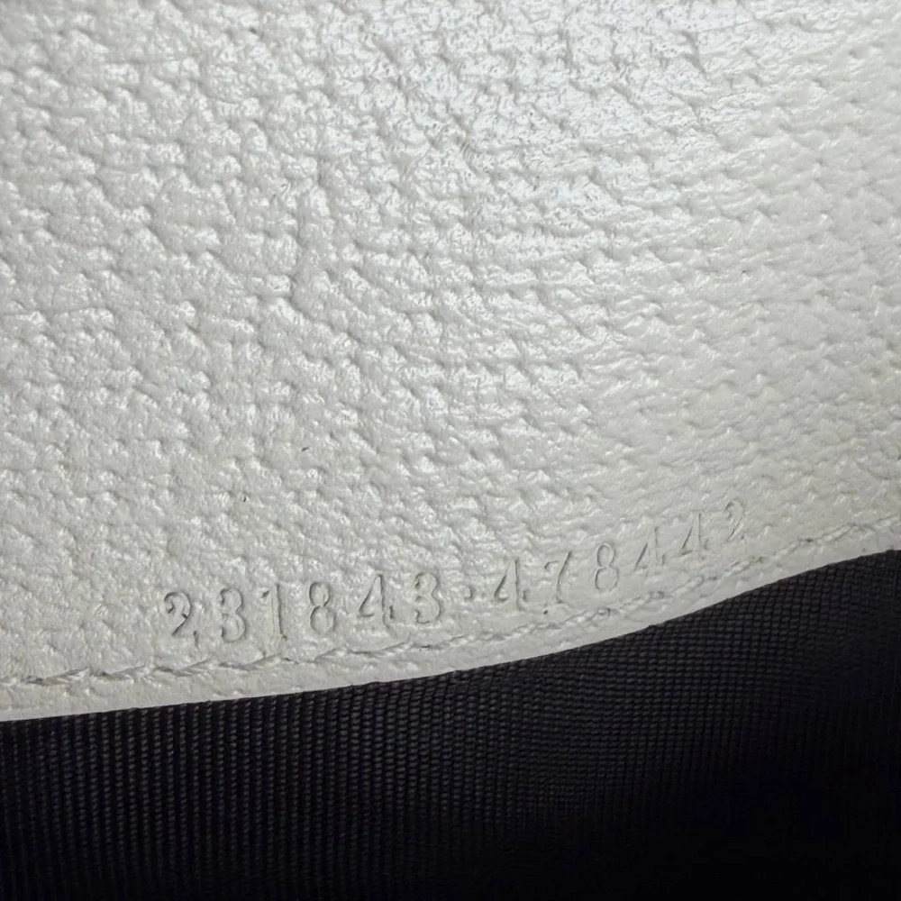 Gucci Soho Studded GG Logo Creamy White Leather Continental Wallet - Picture 13 of 13